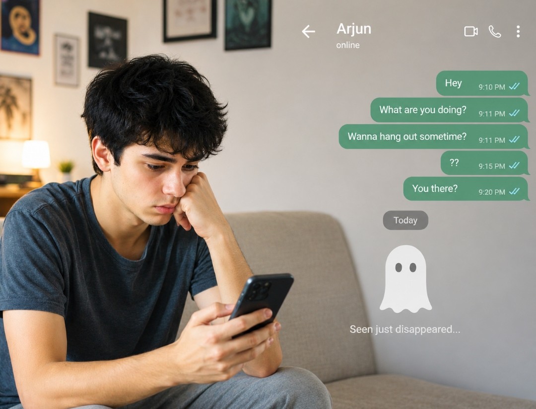 ‘Ghosting’ – a silent good-bye.